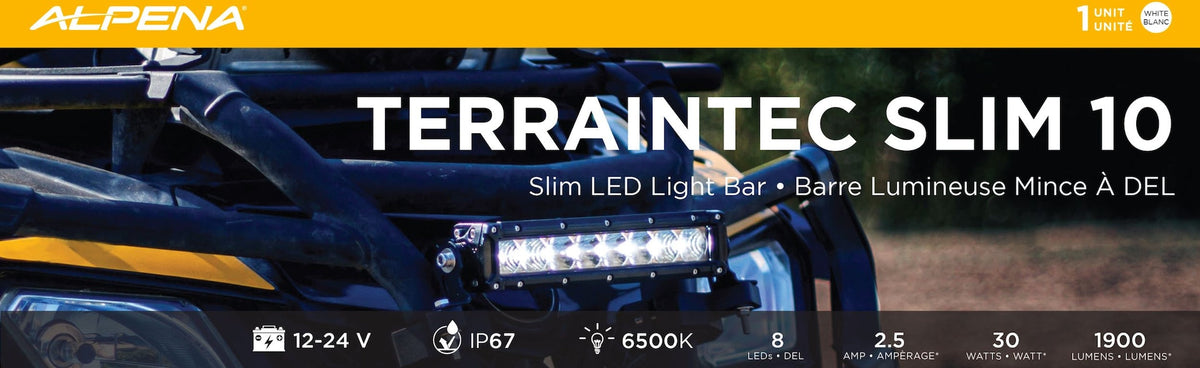TerrainTec Slim 10 LED Light Bar Z6N2 - product image 1