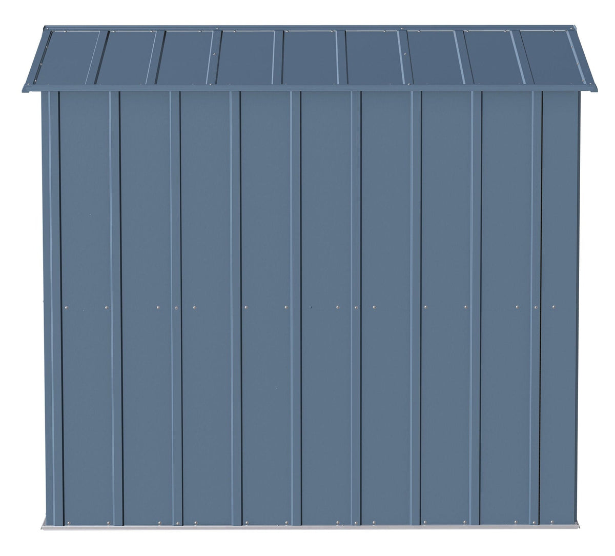 Classic Galvanized Steel Storage Shed, Blue Grey, 6-ft x 7-ft F4G1 - product image 6