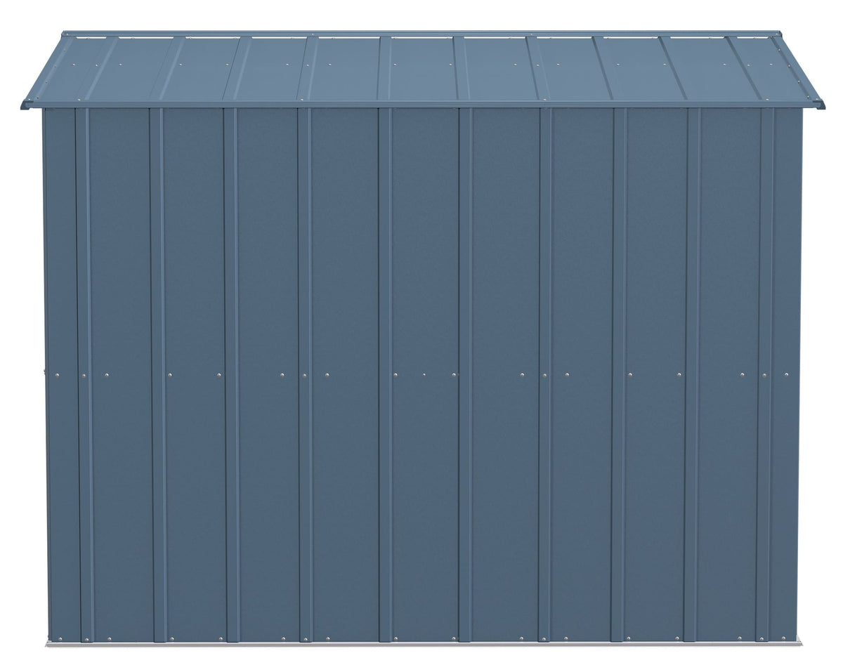 Classic Galvanized Steel Storage Shed, Blue Grey, 8-ft x 8-ft W7F1 - product image 5