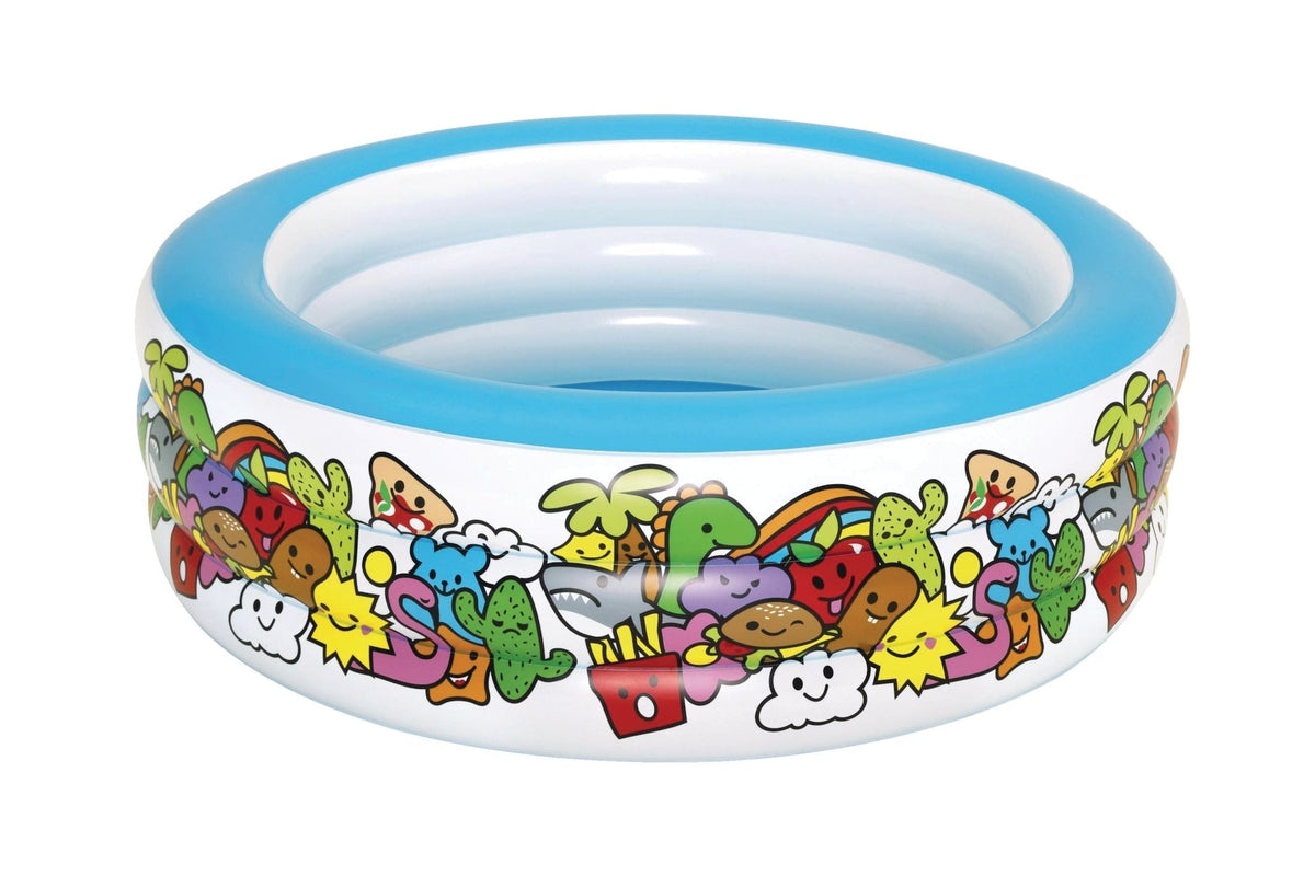 Deluxe Round Inflatable Pool, 5-ft x 20-in V3G9 - product image 1