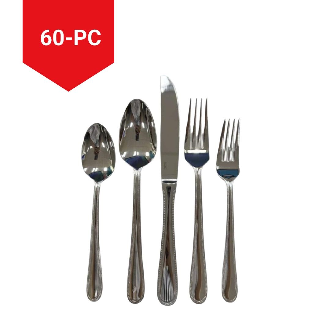 Beaded Edge Flatware Set, Serves 12, 60-pc Y9L9 - product image 2