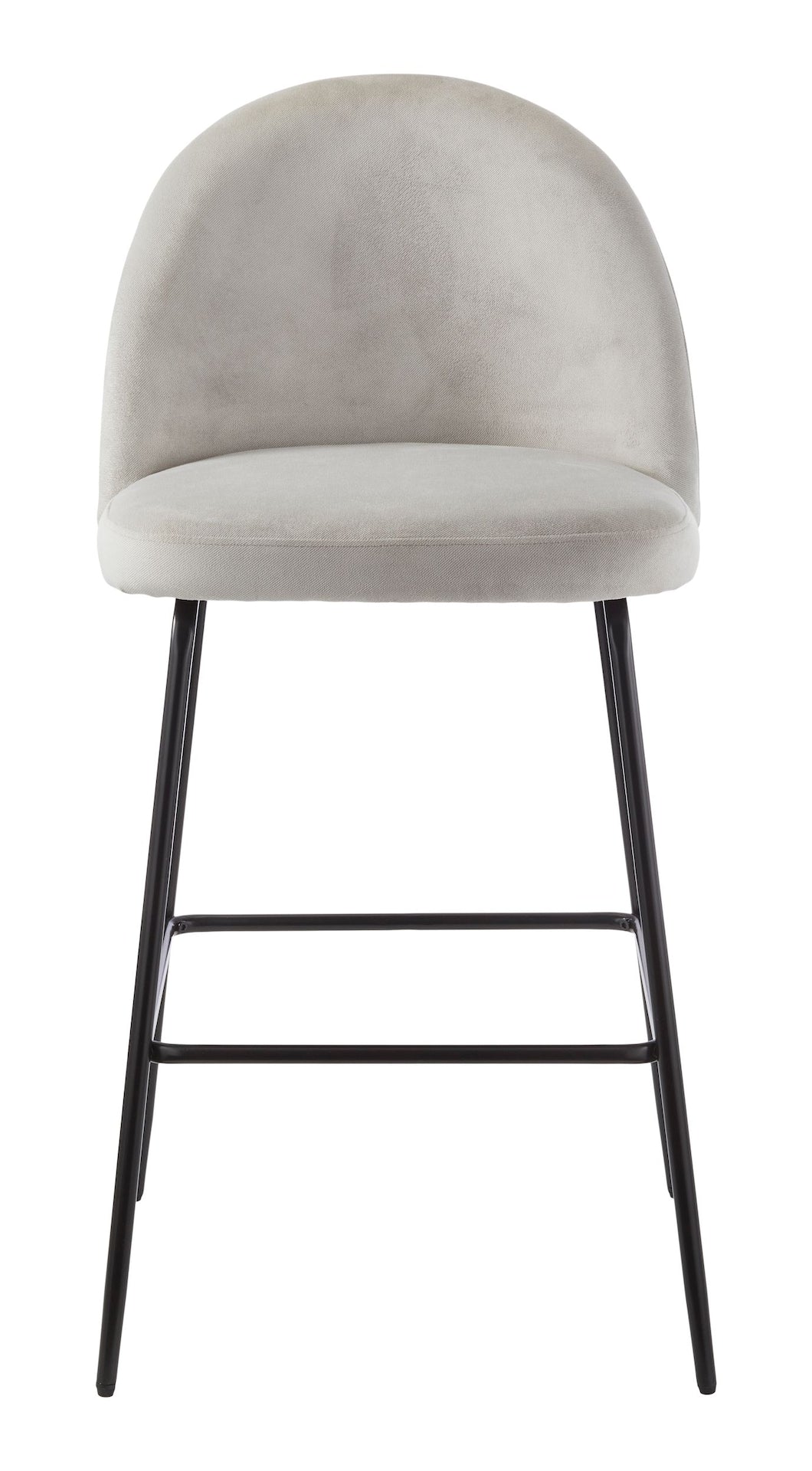 Koen Bar Elegant Counter Stool with Footrest, Grey V9K2 - product image 2