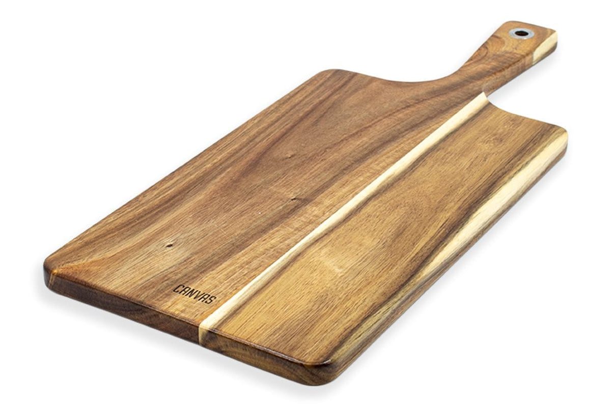 Long Acacia Wood Serving Paddle with Handle, 17.5-in Q4M6 - product image 1