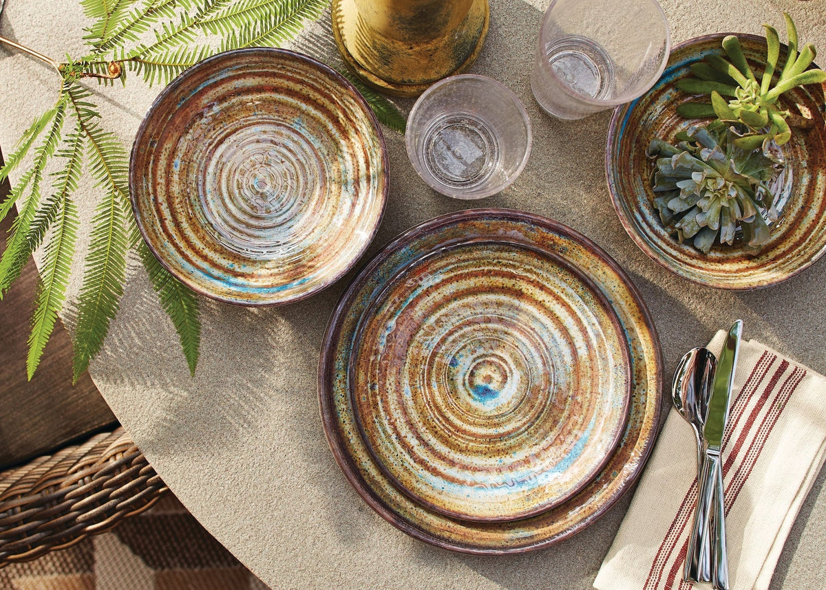 Seashore Outdoor Hand Painted Dinner Plates, 1-pc A7N7 - product image 4