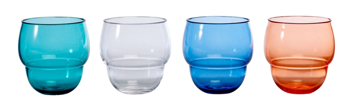 Stacking Bubble Glass Set, BPA Free, Dishwasher Safe, Stackable S1U3 - product image 2
