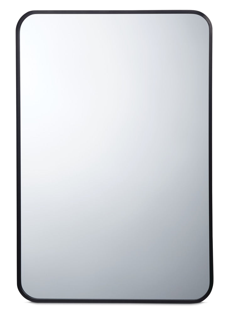 Truro Metal Rectangular Wall Mirror, Black, 20 x 30-in W3T6 - product image 1