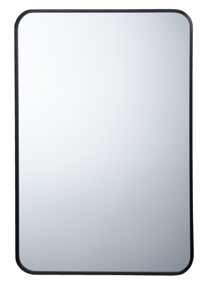 Truro Metal Rectangular Wall Mirror, Black, 20 x 30-in W3T6 - product image 3
