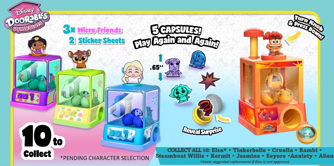 Doorables Whatcha Gotcha Claw Machine for Ages 5+, Assorted Contents W7O7 - product image 6
