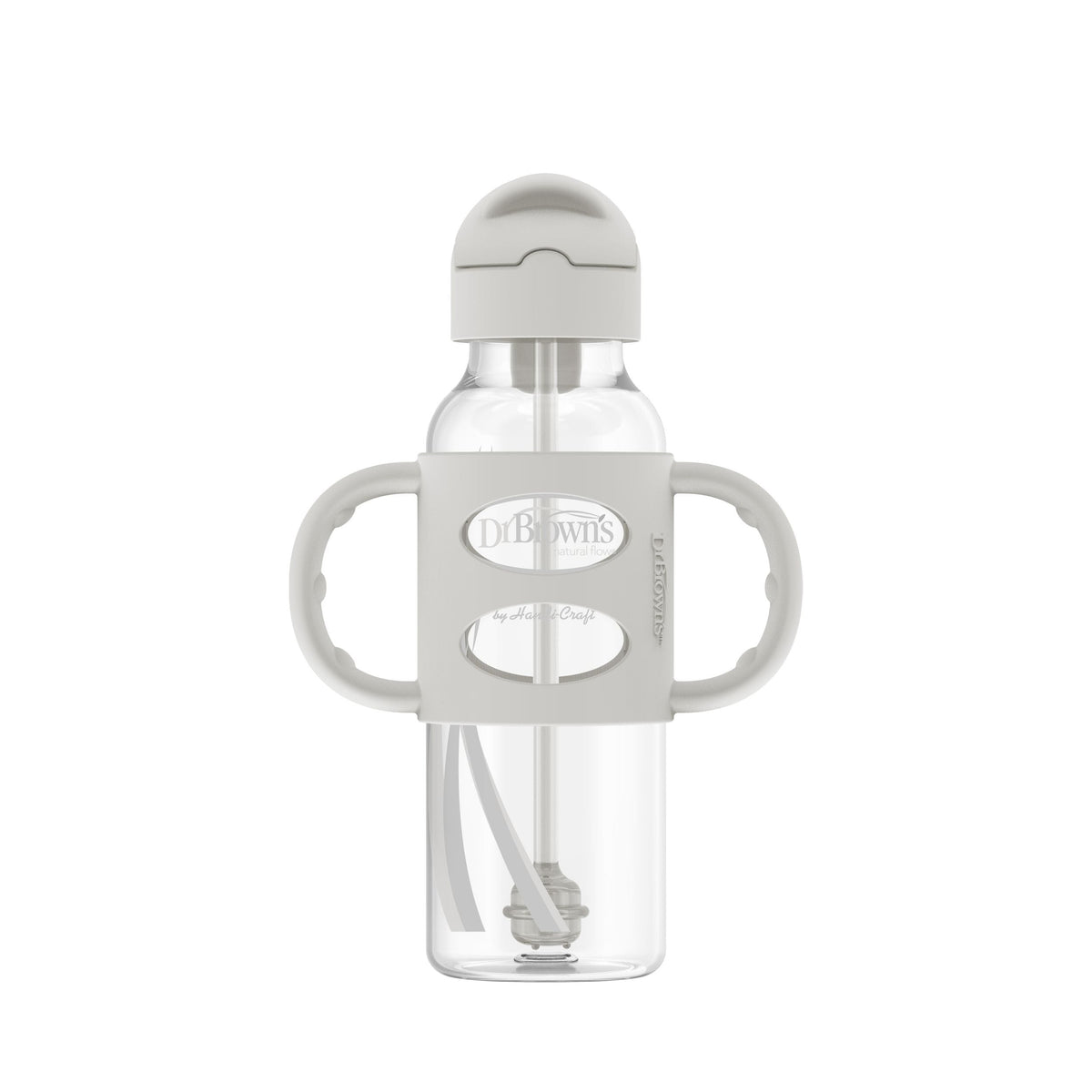 Milestones Narrow Sippy Straw Bottle with Handles, 8-oz V5Q7 - product image 1