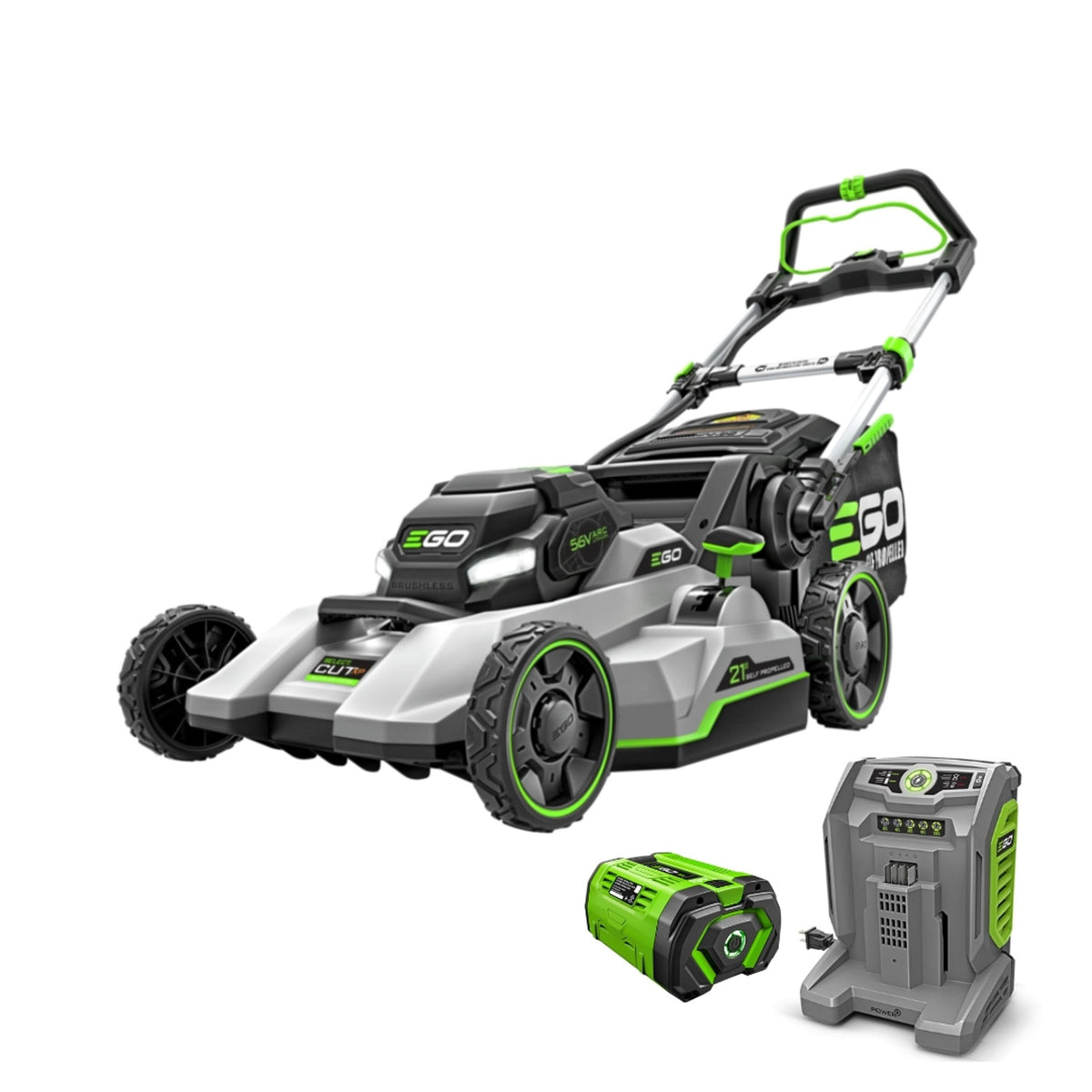 56V Brushless Cordless 21-in Self-Propelled Lawn Mower, Includes (1) 10Ah Battery and (1) 700W Turbo Charger, LM2156SP K7C1 - product image 3