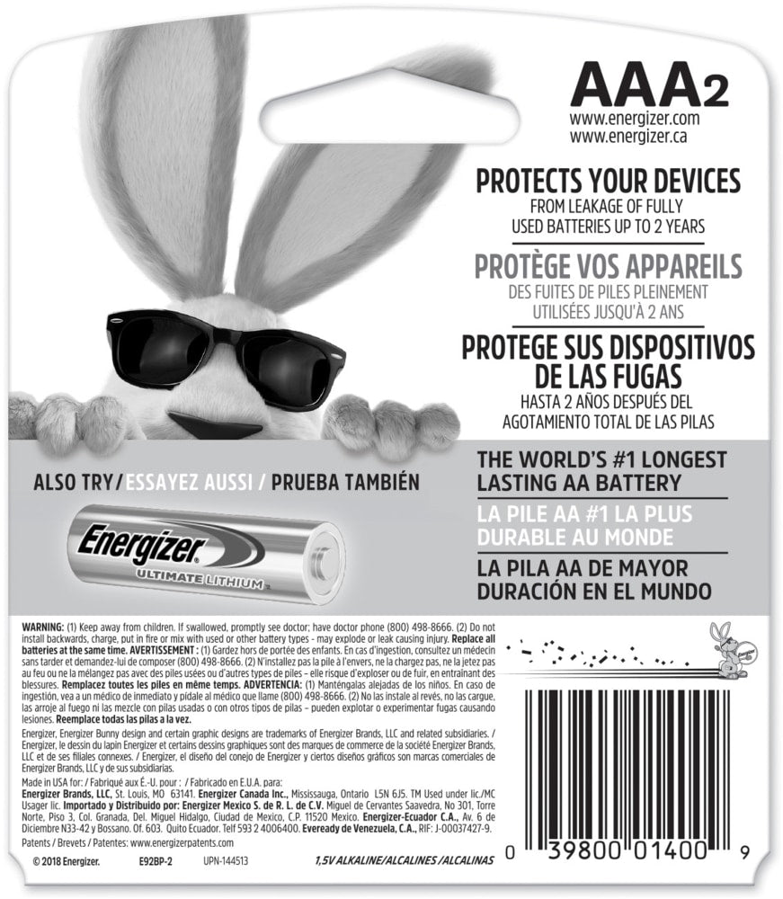 Max 2-pk AAA Alkaline Batteries, Long Lasting, All Purpose T3P3 - product image 2