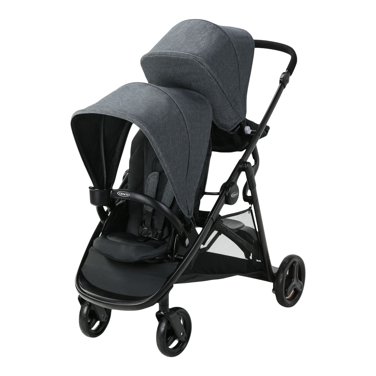 Ready2Grow 2.0 Double Stroller, Foldable and Lightweight Baby Stroller, Rafa O4N9 - product image 1