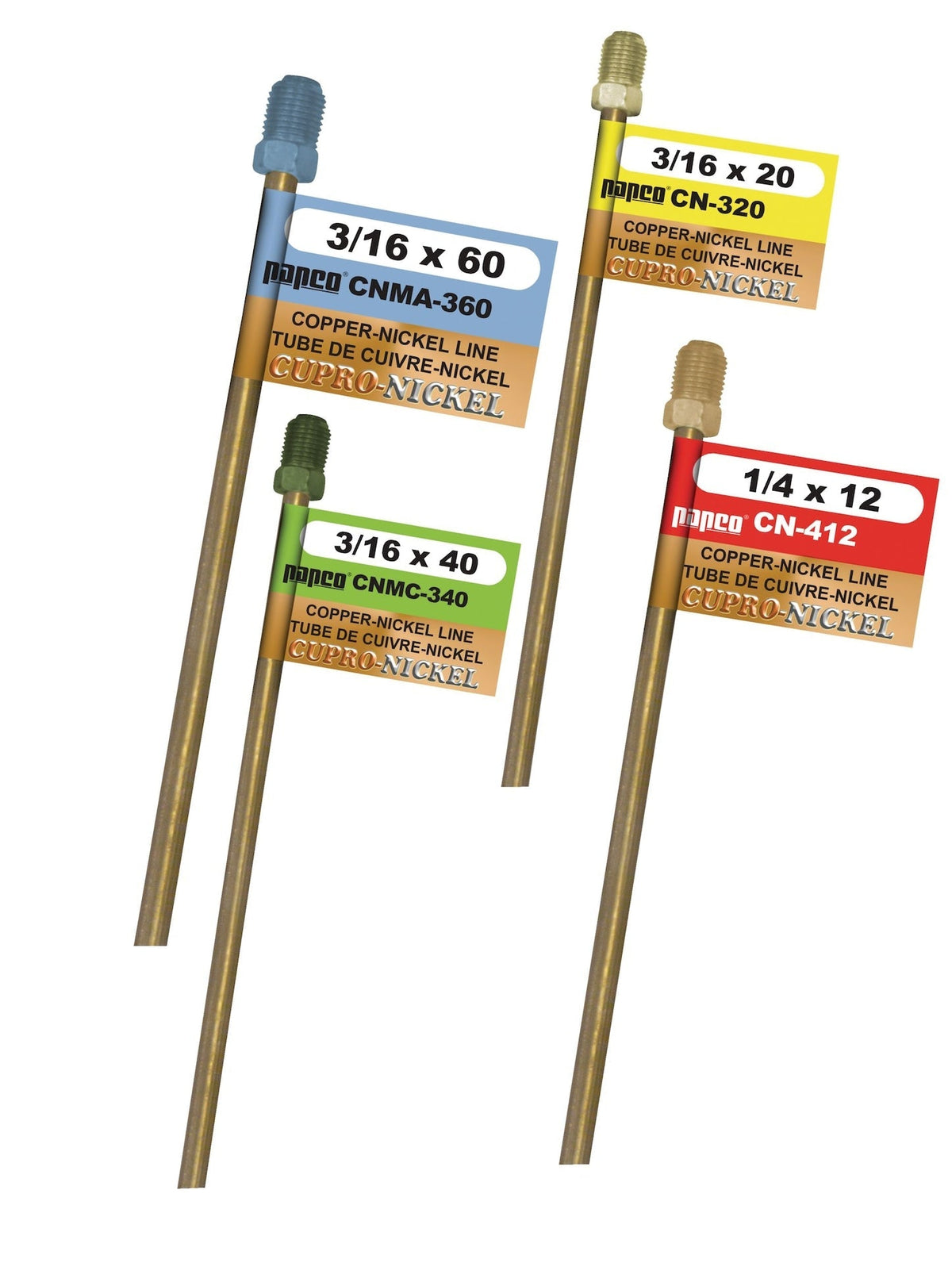 CN320 Copper Nickel Brake Line, Standard, 20 x 3/16-in Please make sure this part fits your need V7S9 - product image 1