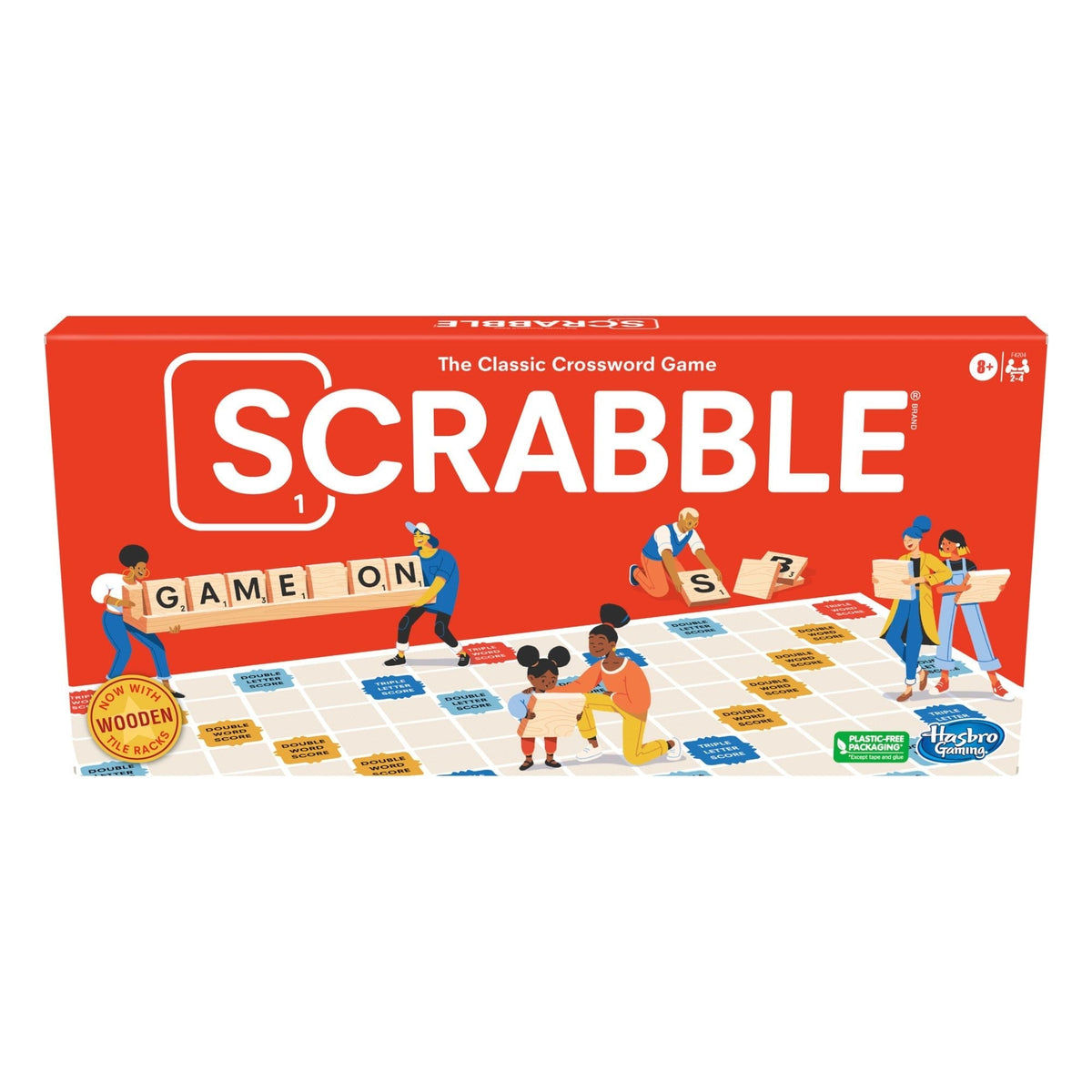 Games Scrabble 2-4 Player Crossword Board Game, English, Ages 8+ O5T0 - product image 1