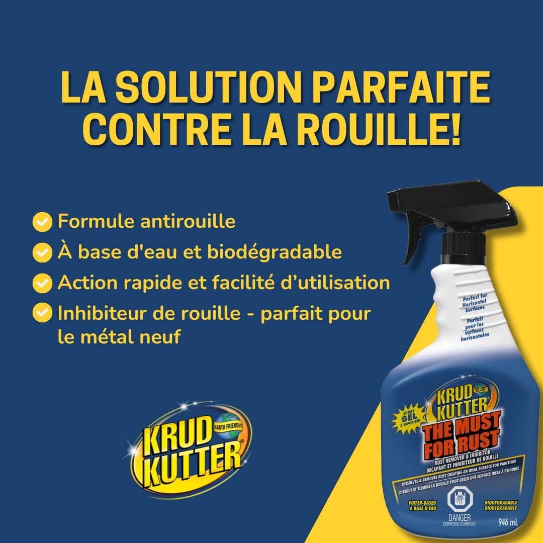 Rust Remover Spray & Inhibitor, Water-Based, Biodegradable, 946-mL W2A1 - product image 3