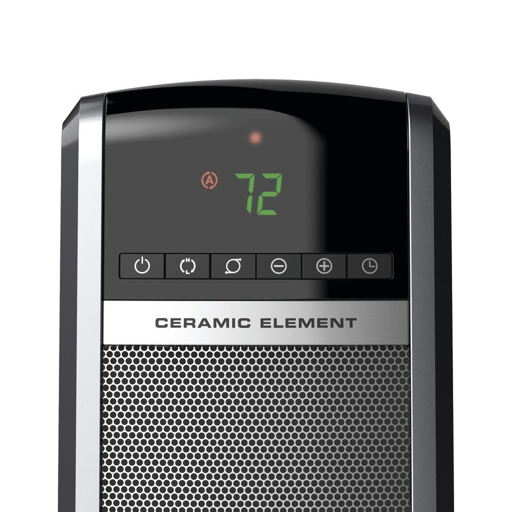1500W Digital Tower Ceramic Space Heater withRemote Control, 1500W, Black, 30-in Q6P6 - product image 3