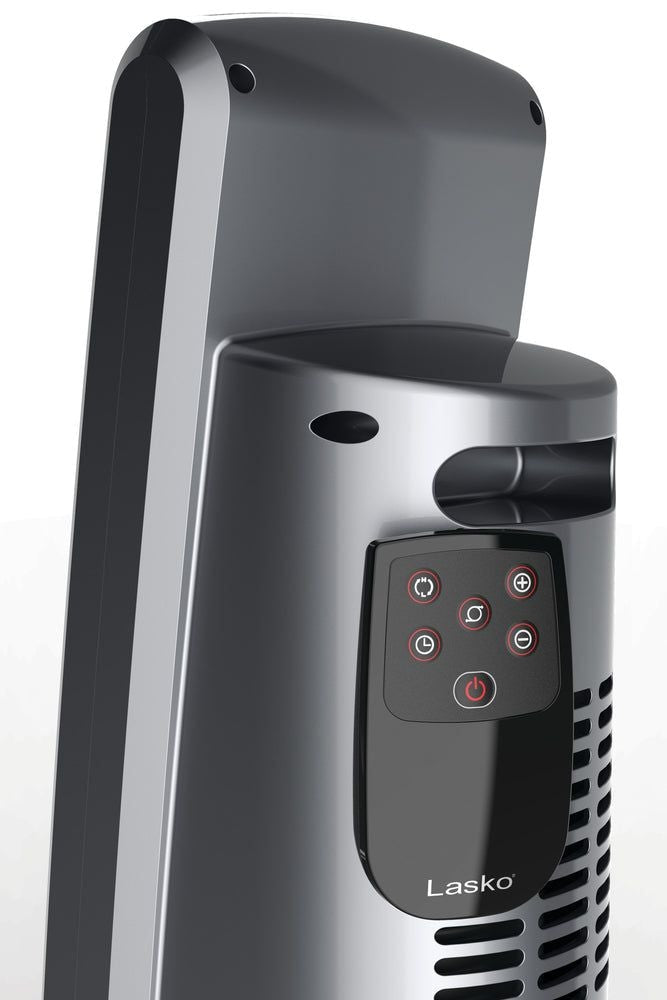 1500W Digital Tower Ceramic Space Heater withRemote Control, 1500W, Black, 30-in Q6P6 - product image 4