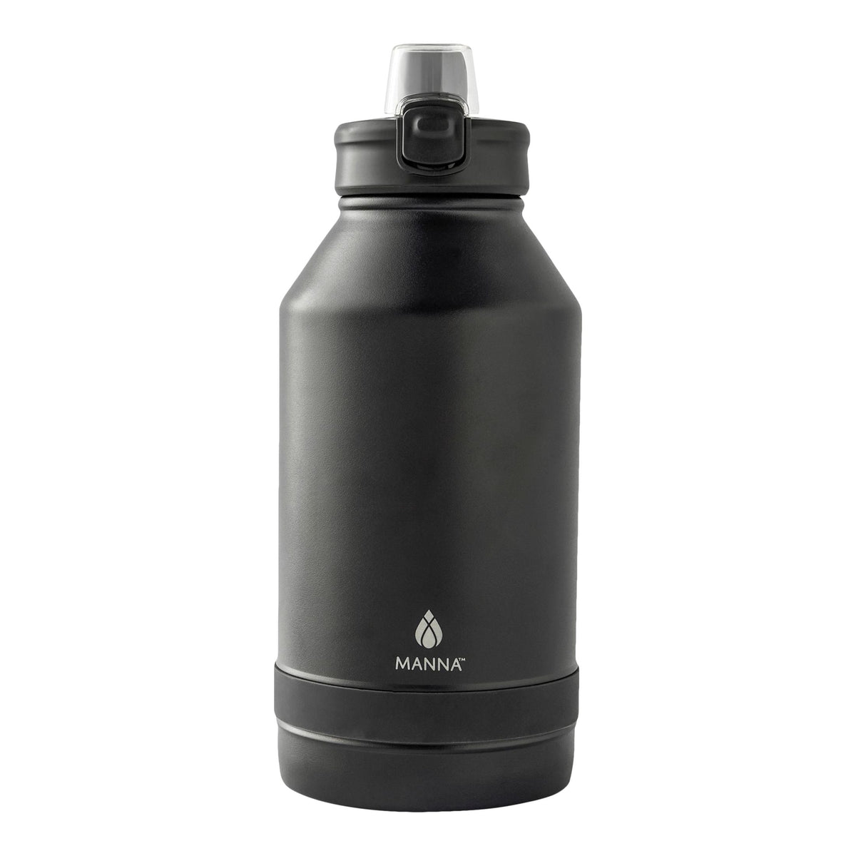 Push Stainless Steel Water Bottle, 64-oz, Various Colours, with Handle S2G6 - product image 1
