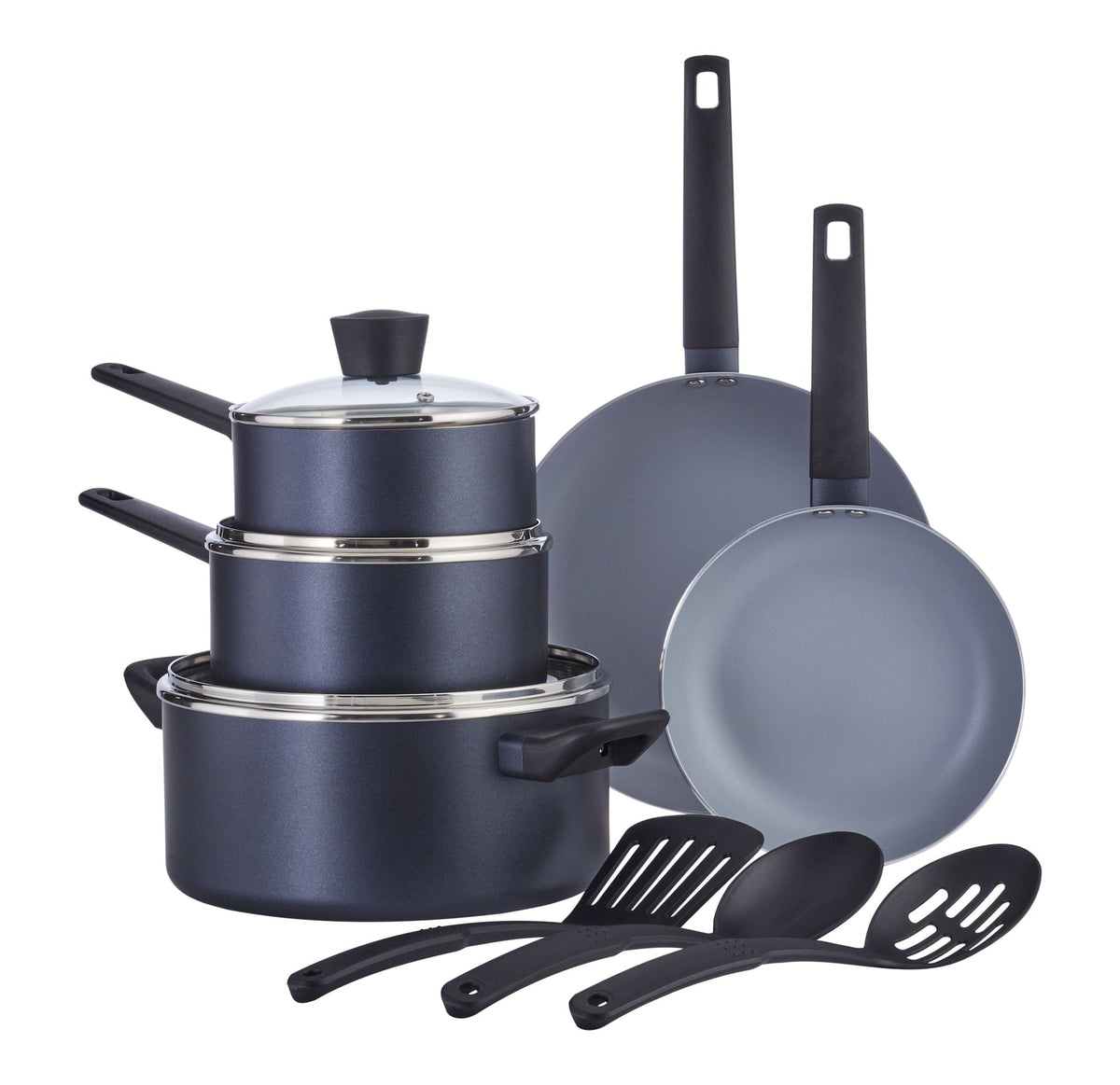 Blue/Grey Non-Stick Cookware Set, 11-pc W3Y0 - product image 1