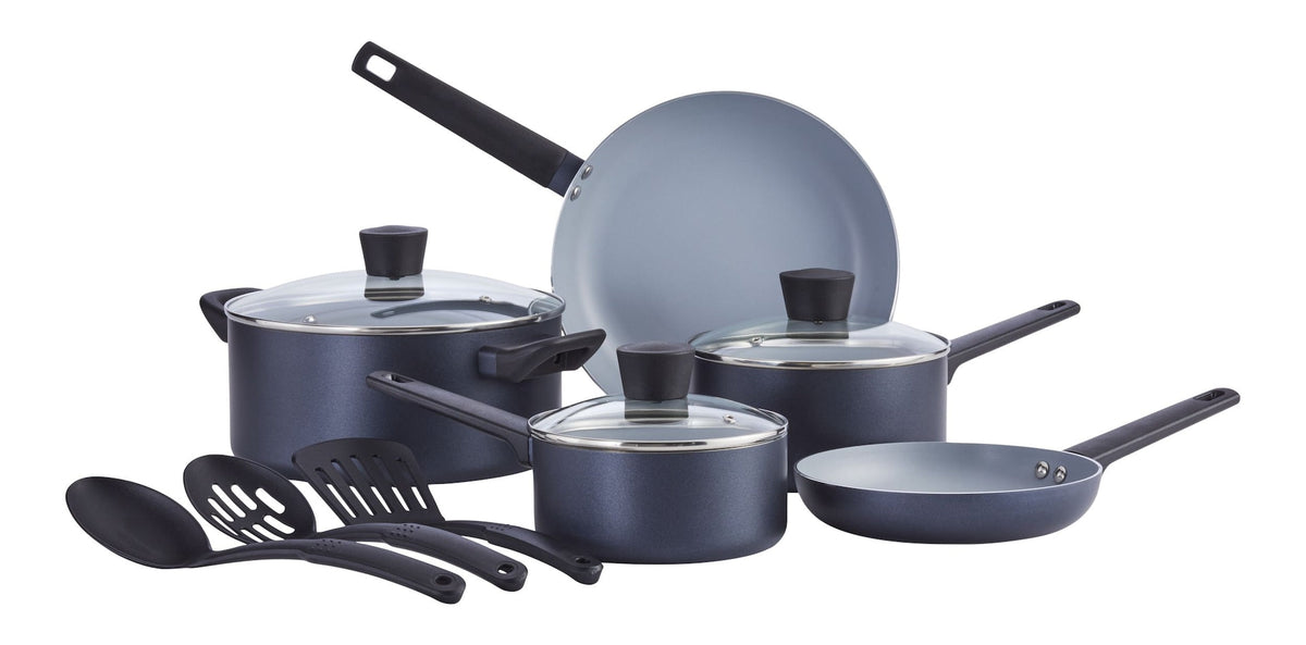 Blue/Grey Non-Stick Cookware Set, 11-pc W3Y0 - product image 2