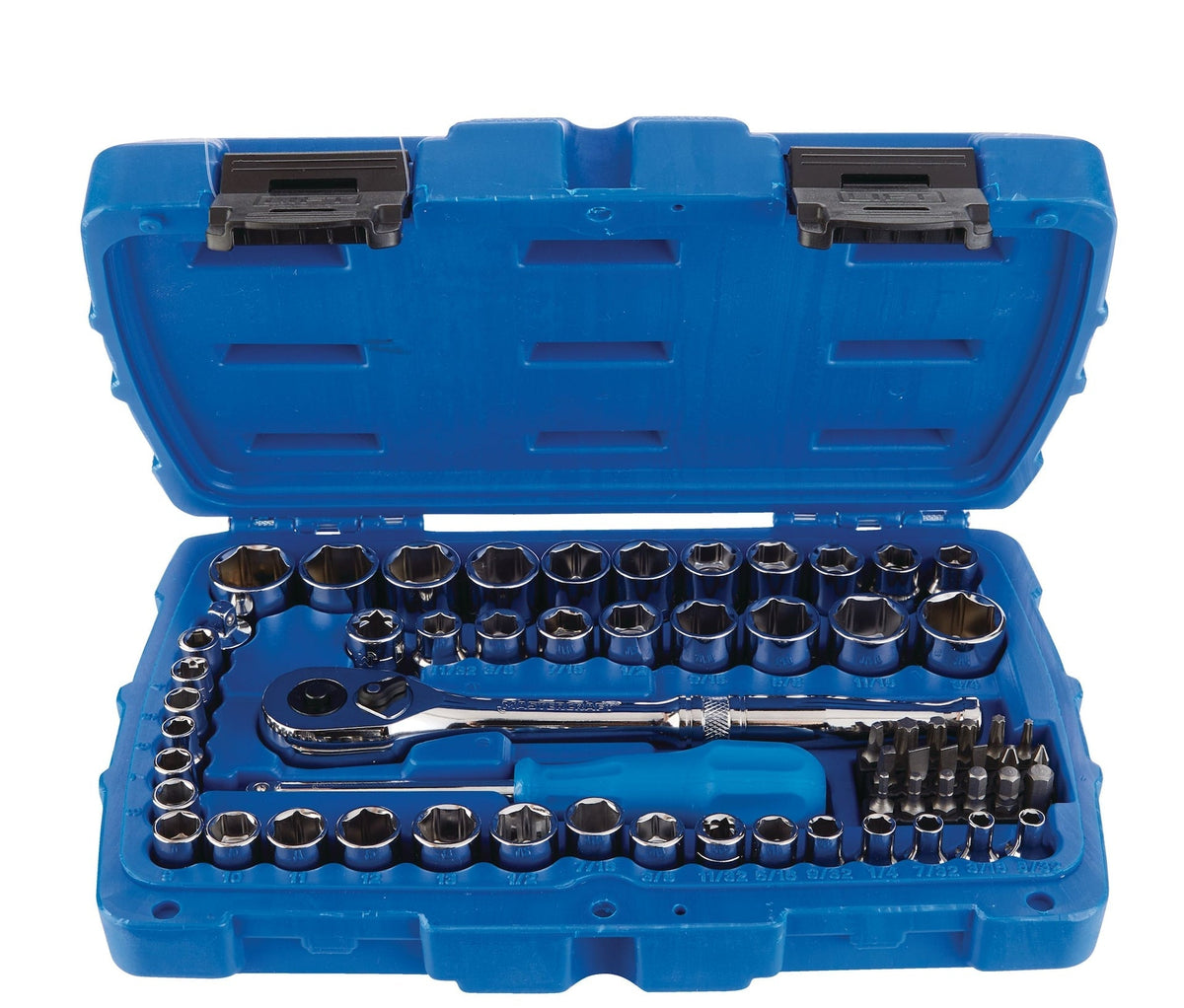 Mechanic's Tool Set with Case, Nickel-Plated, SAE/Metric, 62-pc X5P0 - product image 4