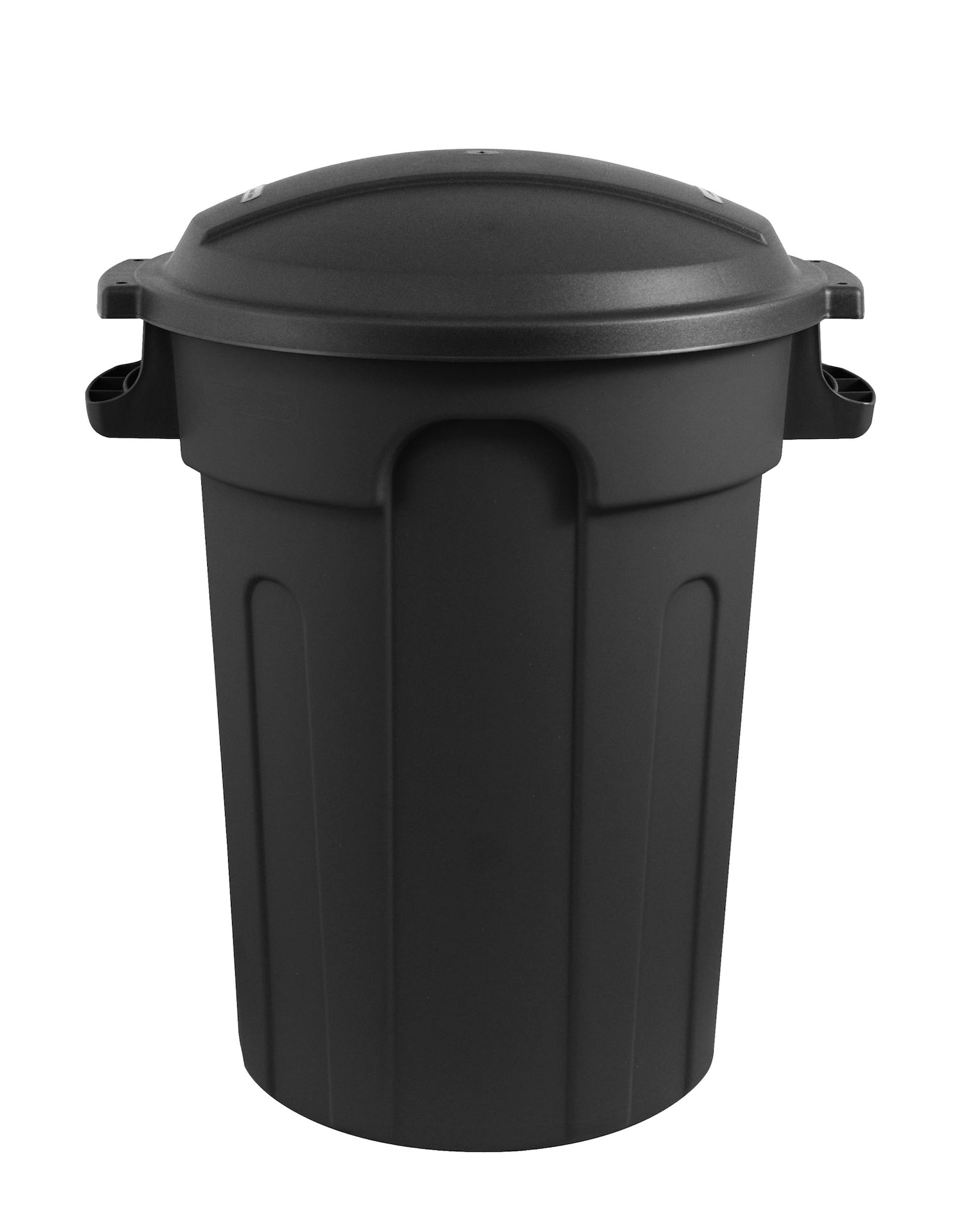 Plastic Circular Garbage Can, Black, 80-L V9O7 - product image 1
