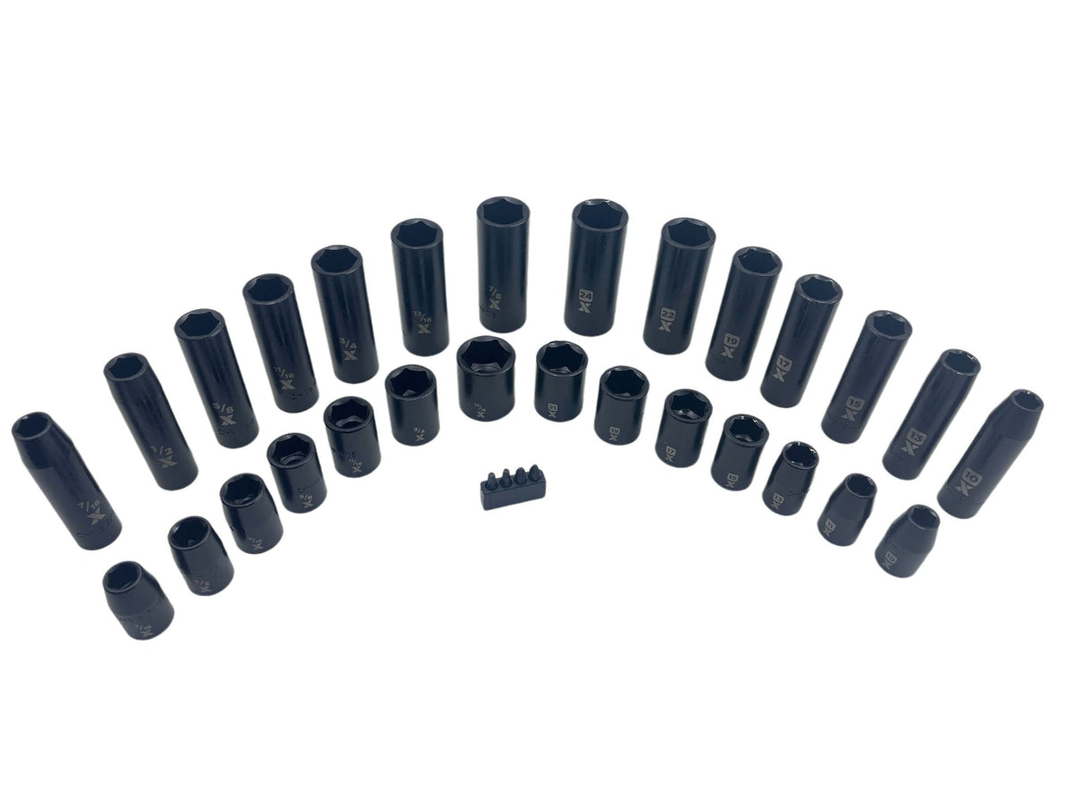 1/2-in Drive Professional Grade Impact Socket Set, 28-pc, CRMO N3S5 - product image 6