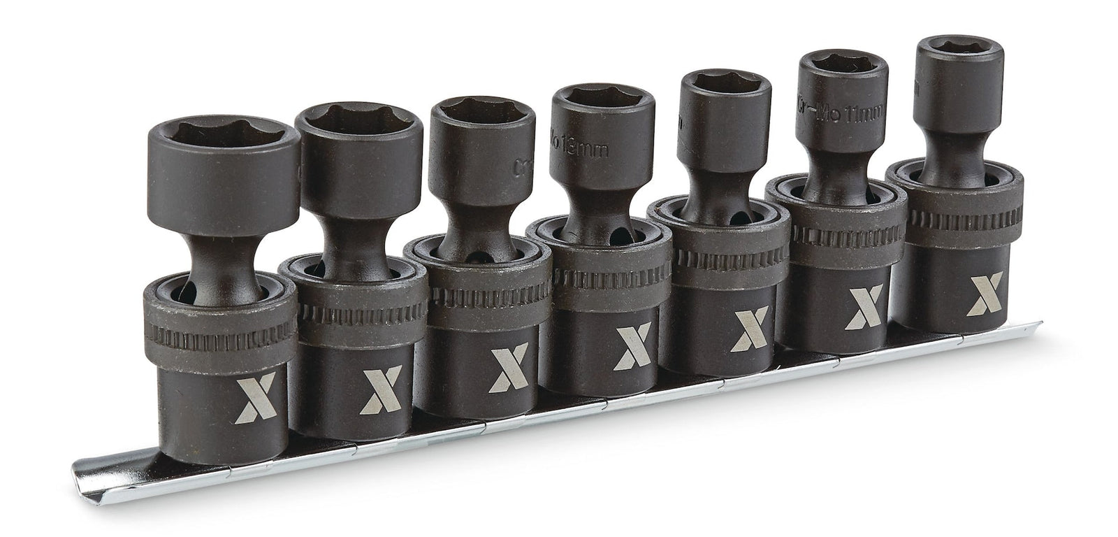 3/8-in Drive Swivel Impact Socket Set, 7-pc, Metric, CRMO Q6Q9 - product image 1