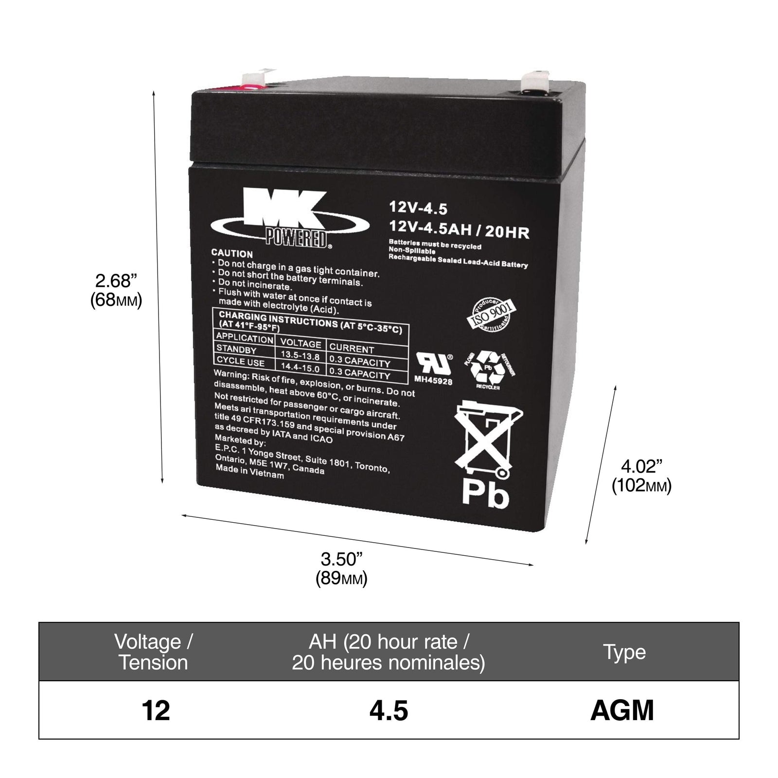 OEPLUS Group Size 48 (H6/L3) Battery, 750 CCA R4E6 - product image 1