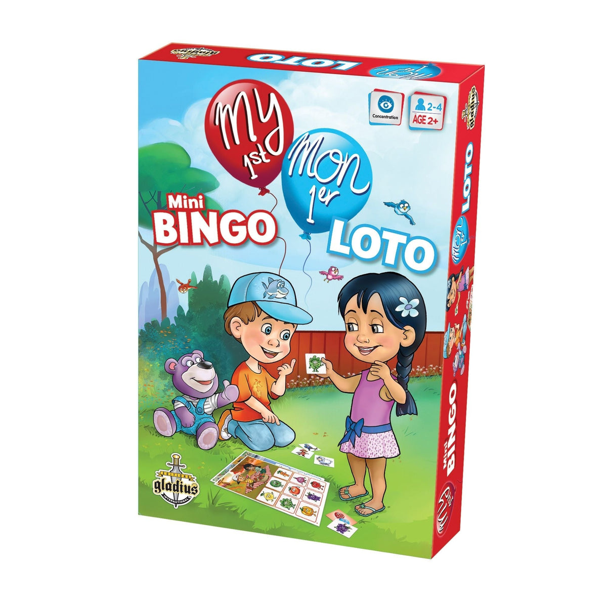 1st Mini Bingo Board Game, Bilingual, Ages 2+ A3L6 - product image 2