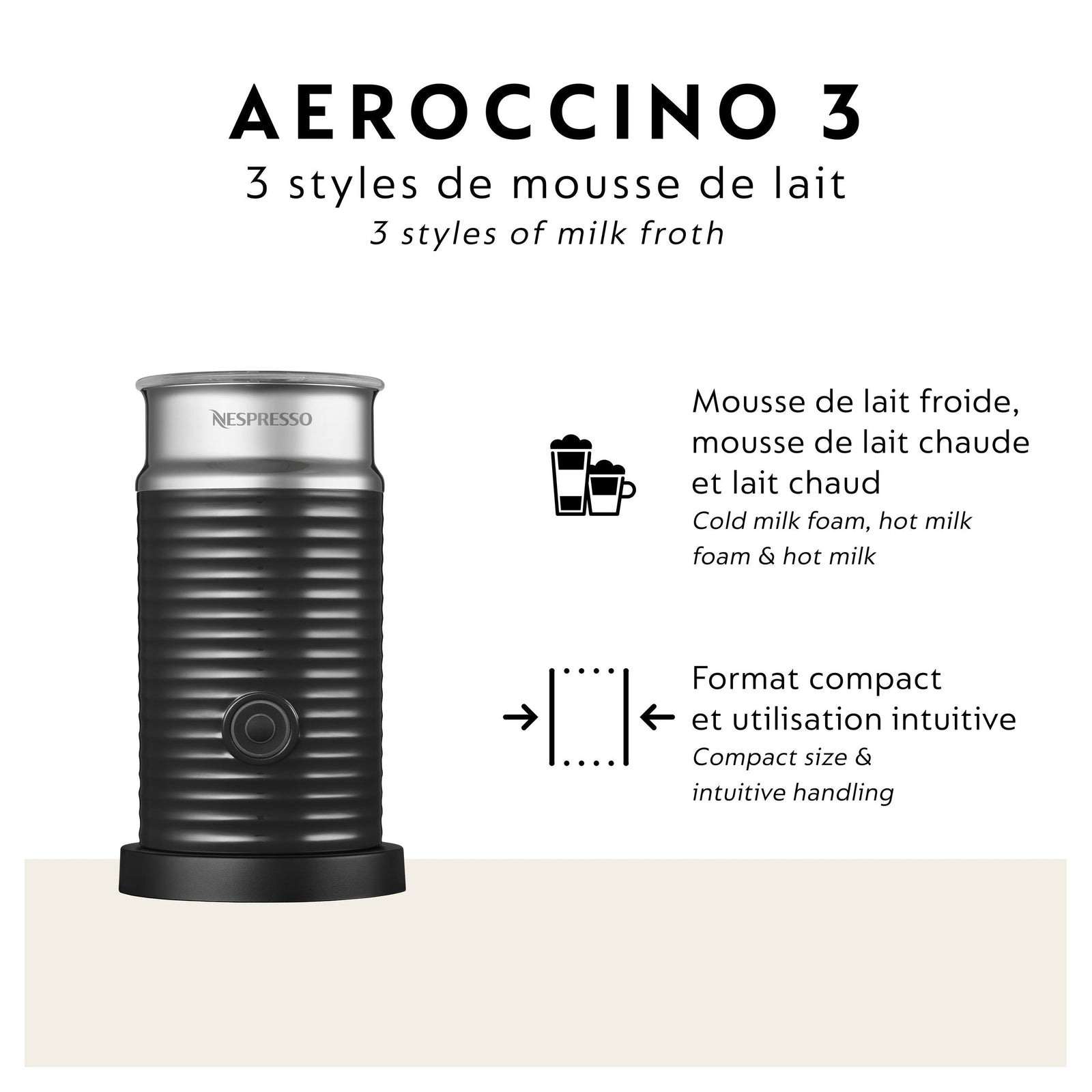 Aeroccino 3 One-Touch Milk Frother, 240mL R2Z4 - product image 5