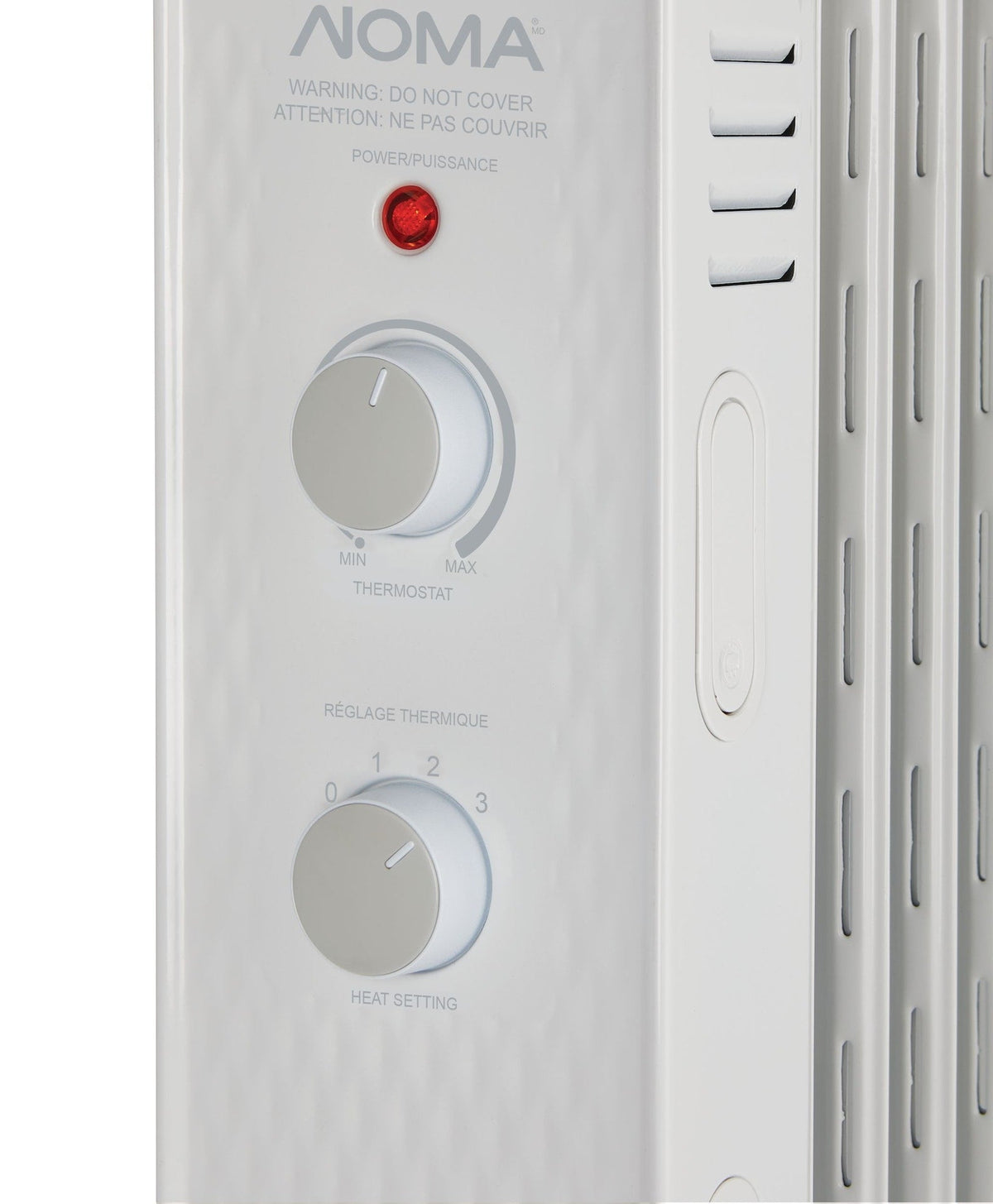 3-Setting Mechanical Oil Filled Radiator with Adjustable Thermostat U4H8 - product image 6