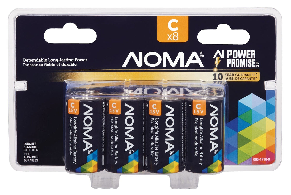 8-pk C Alkaline Batteries, Long Lasting M8L5 - product image 1