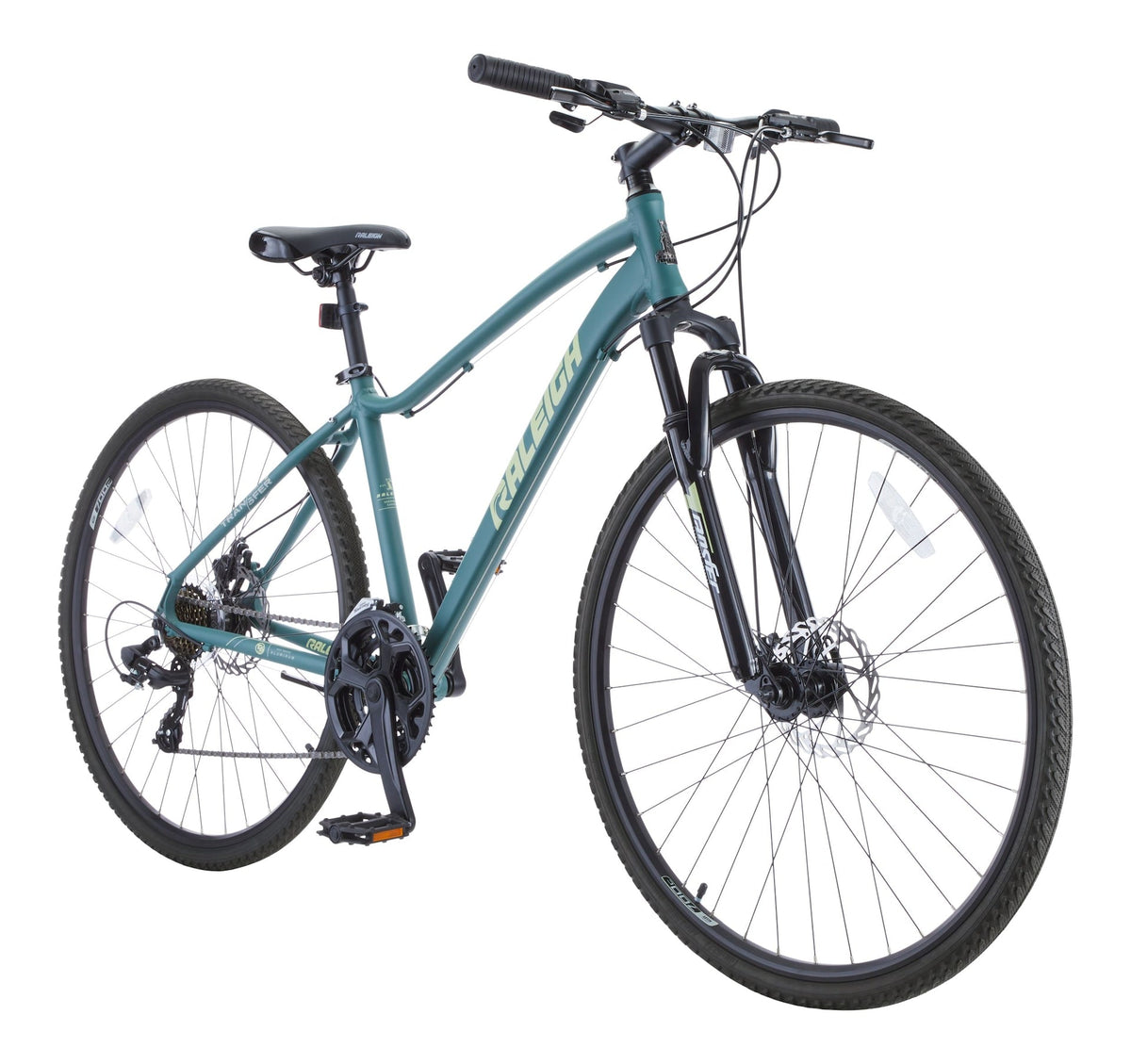 Encounter Hybrid Bike with Alloy Disc Brakes, 700C, Teal I2T9 - product image 1