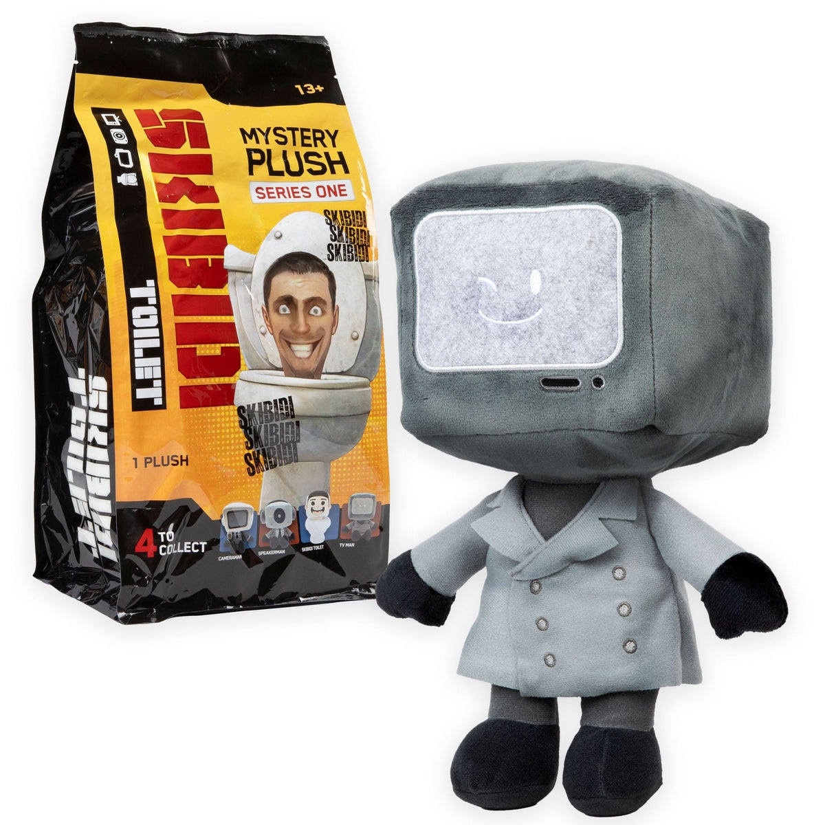 Toilet Mystery Series 1 11-in Soft Plush Toy for Ages 13+, Assorted Characters W1O4 - product image 1