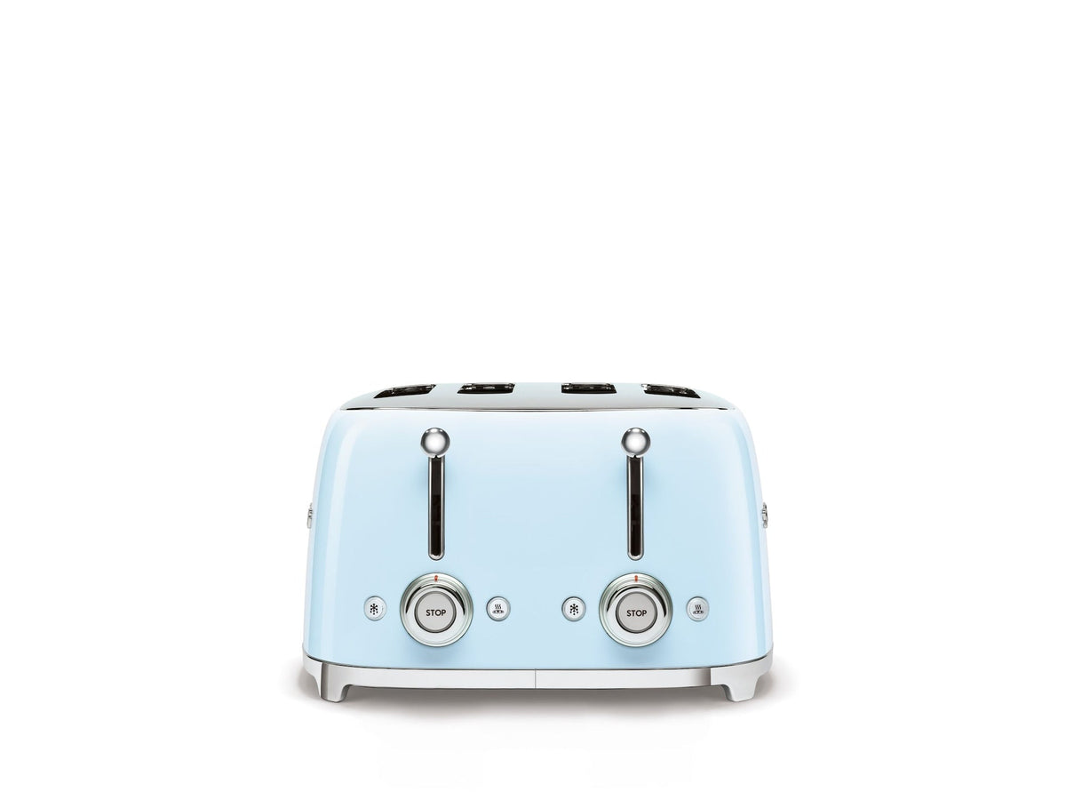 50s Retro Style Wide Slot Pop-up Toaster, 4-Slice, Pastel Blue U2L6 - product image 2