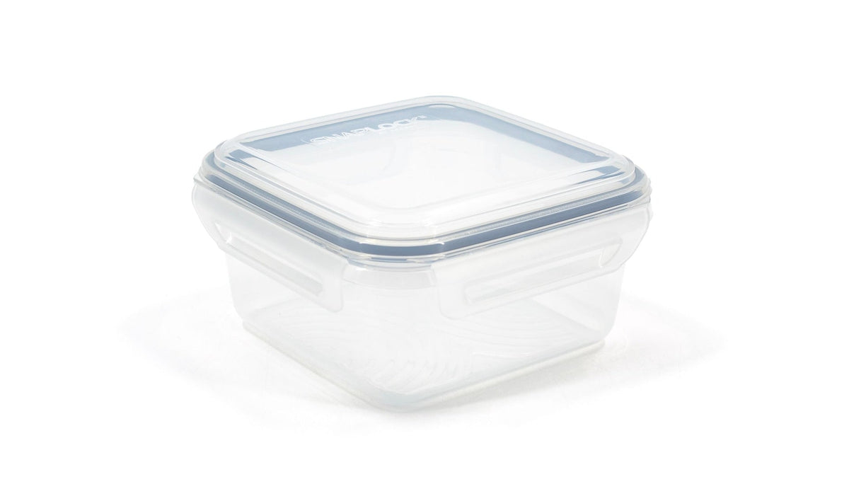 Clear Rectangular Clear Food Storage Container with Lid, Nestable, 1.1-L M5I3 - product image 1