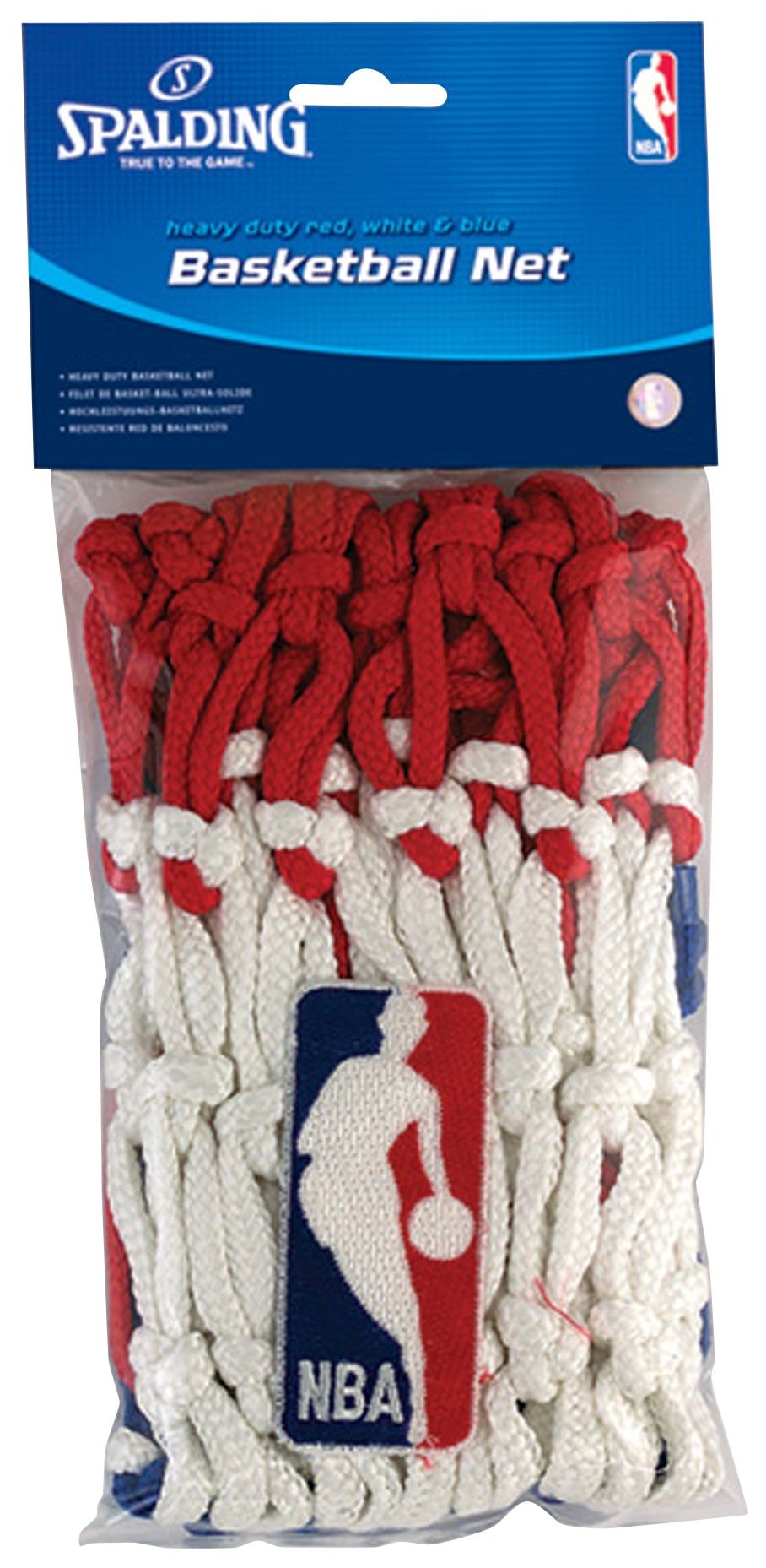 Heavy Duty Indoor/Outdoor Standard Replacement Basketball Net, Red/White/Blue U8T4 - product image 4