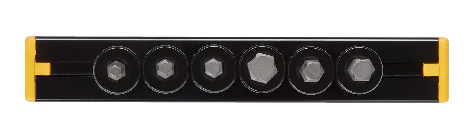 Professional Grade Black Chrome Hex Bit Socket Set, Metric, 6-pc W6P8 - product image 4