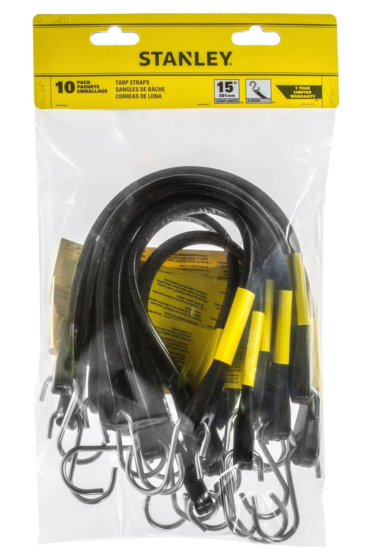 Tarp Straps, 15-in, 10-pk R7L4 - product image 2