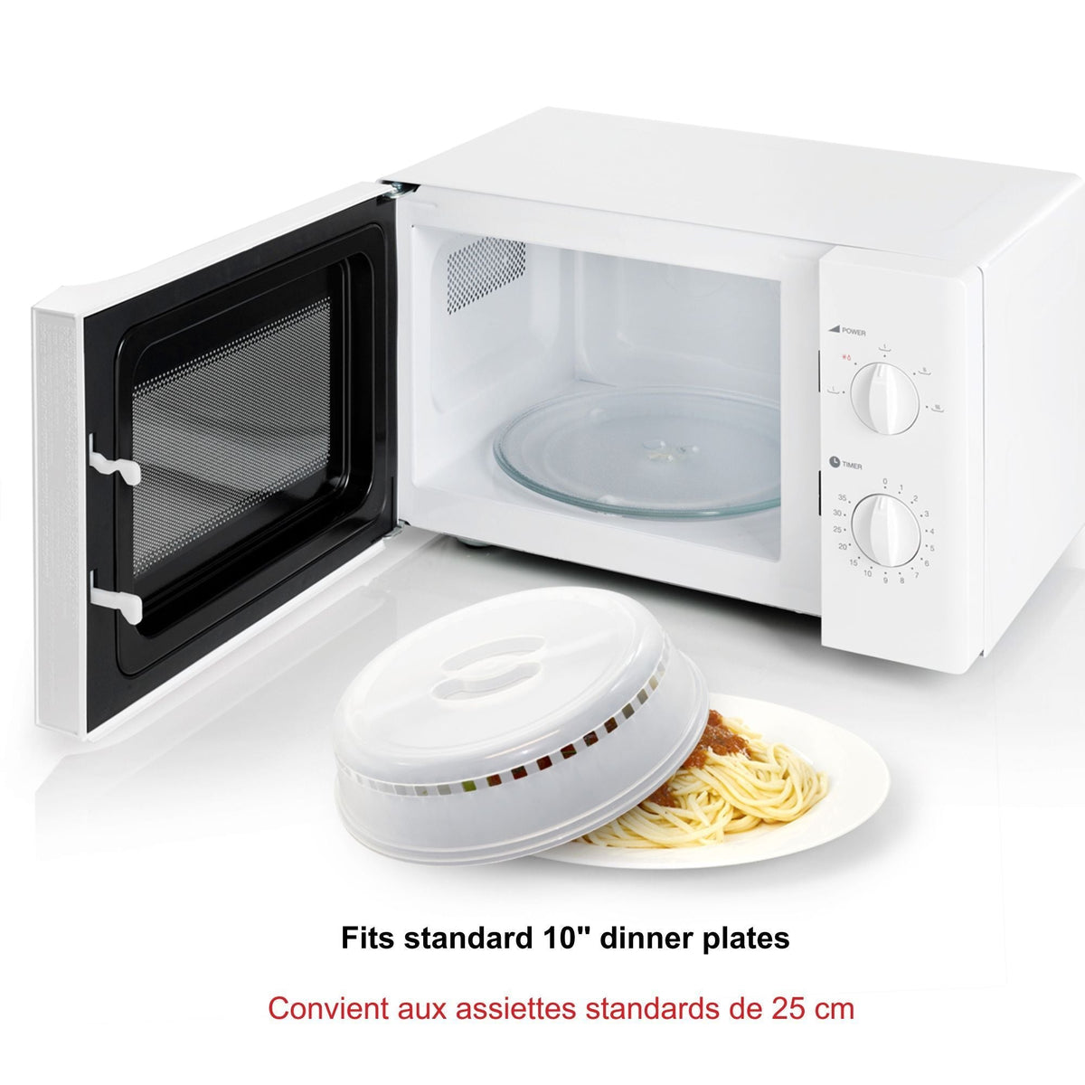 Microwave Food Cover/Splatter Cover BPA-Free, Dishwasher Safe, 25.4cm G9E3 - product image 8