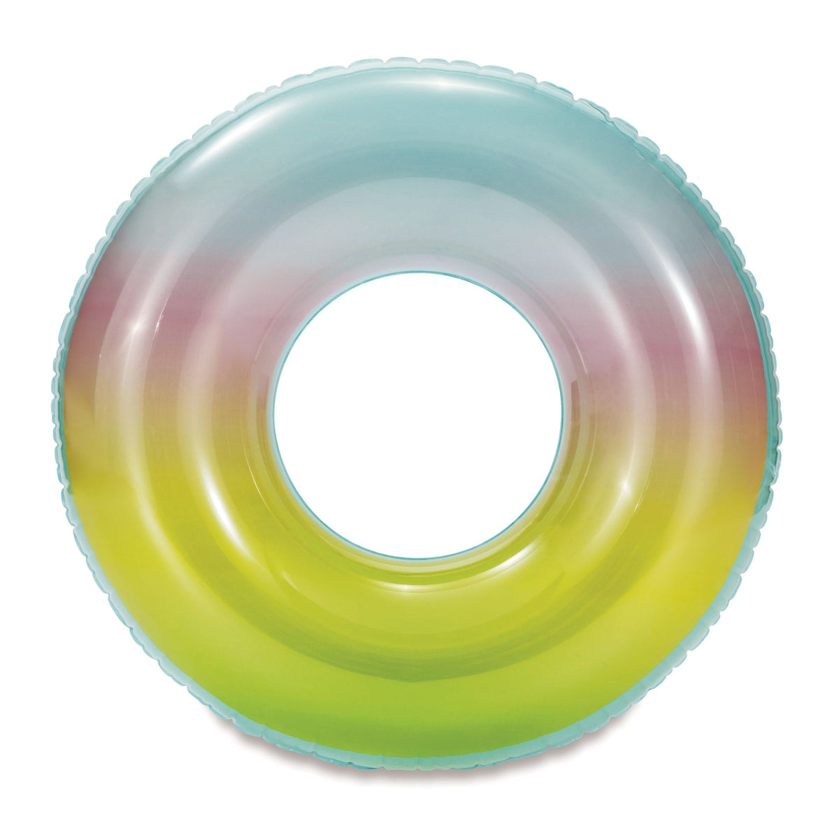 and Finn Inflatable Round Ombre Pool Swim Float/Tube, 36-in J1G4 - product image 1