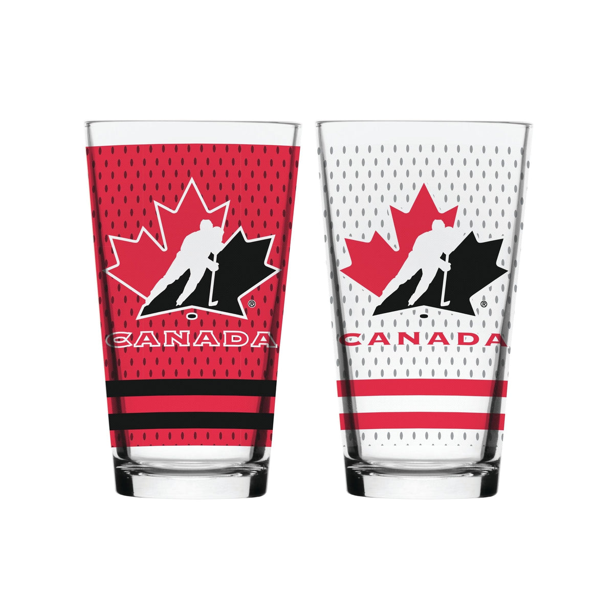 Team Canada/Hockey Canada Mixing Pint Glass Set, 16-oz, 2-pk D2D3 - product image 1