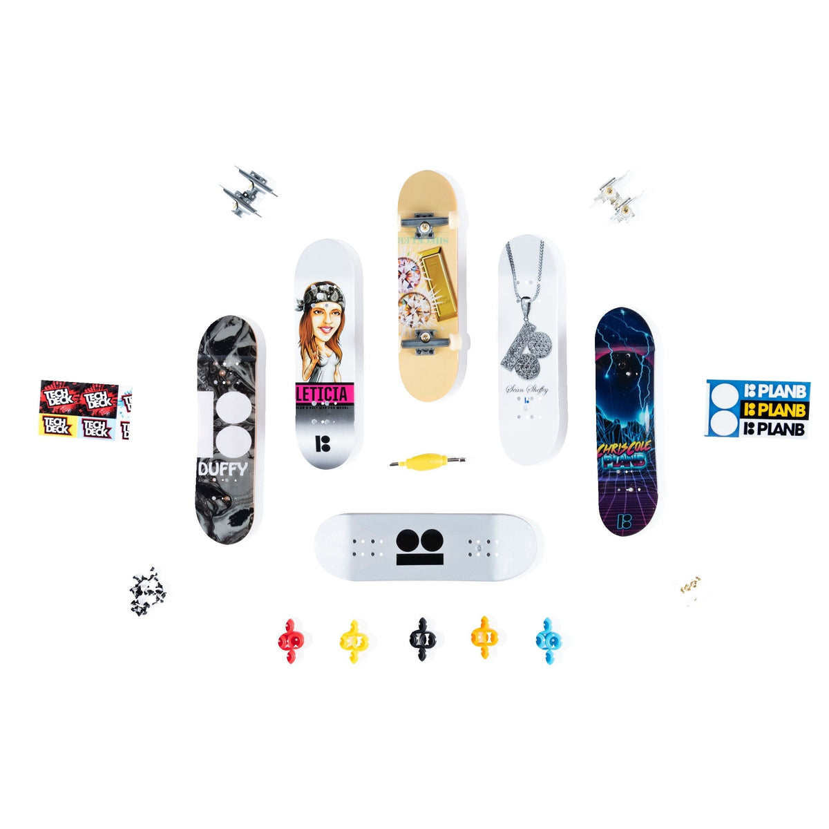 Deck Sk8shop Finberboard Bonus Pack, Ages 6+, 6-pk Q7F1 - product image 3