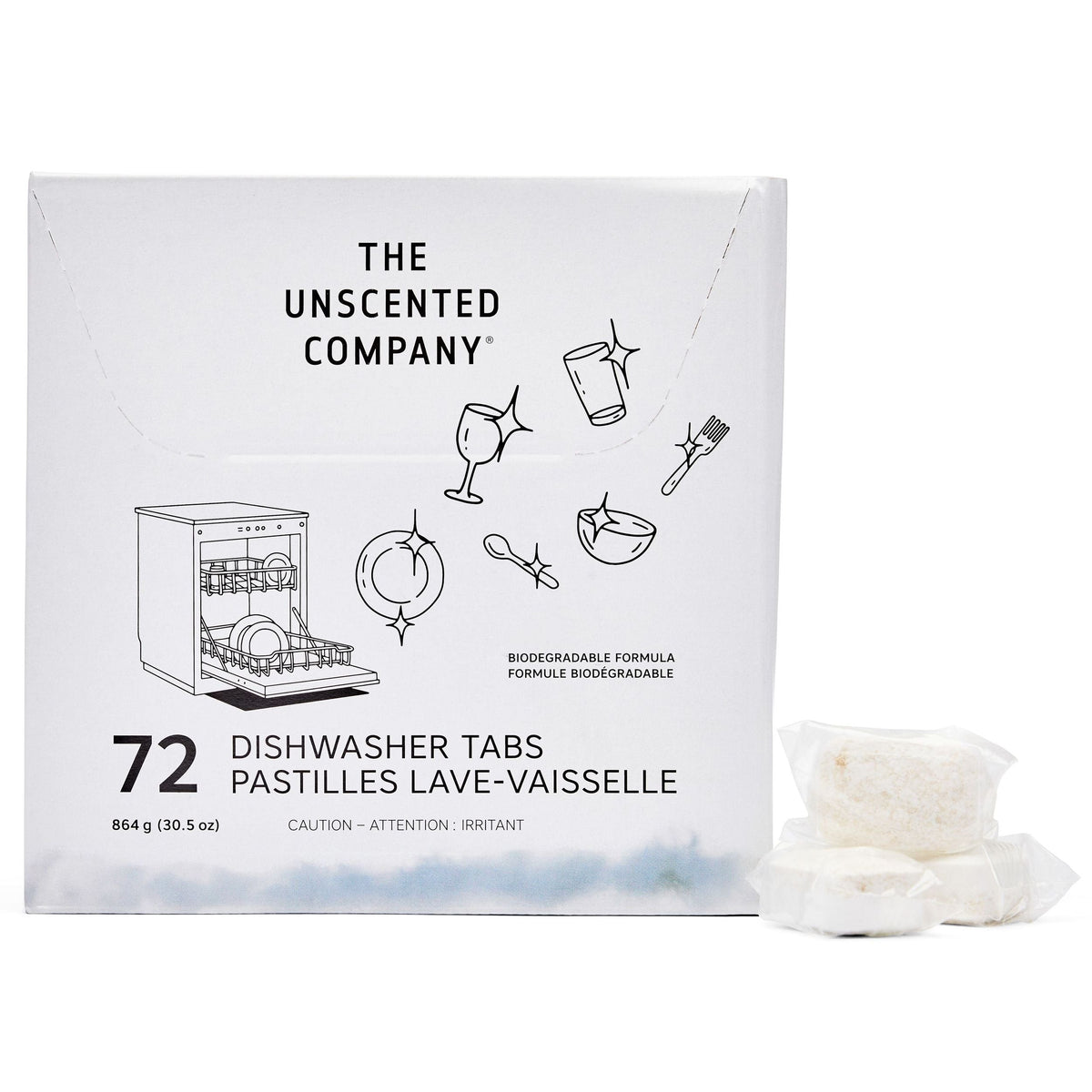 The Unscented Company Dishwasher Tabs, 72-ct X3V9 - product image 1