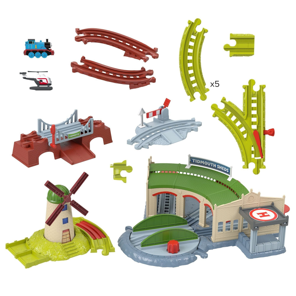 and Friends Tidmouth Sheds Pushalong Trackset F6N8 - product image 1