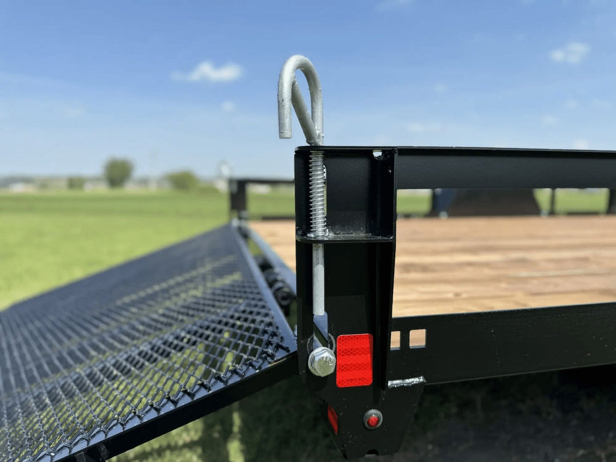 83-in x 14-ft Utility Trailer With Gate & Side ATV Ramps, Black V9U7 - product image 7