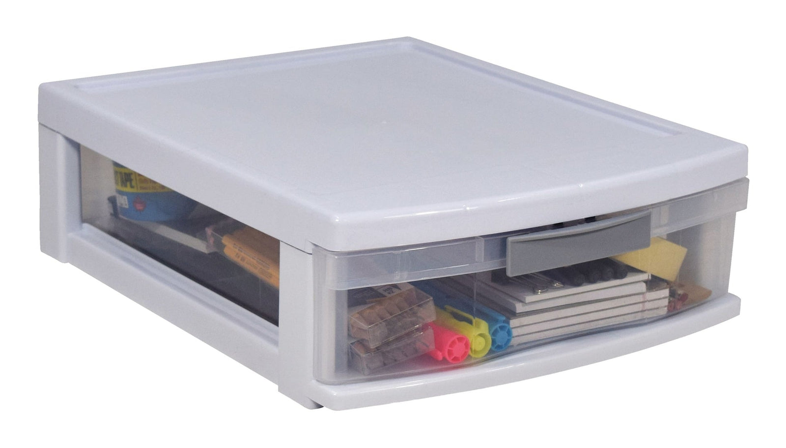 type A Element Clear White Frame Single Storage Drawer, 5-in R0B6 - product image 2