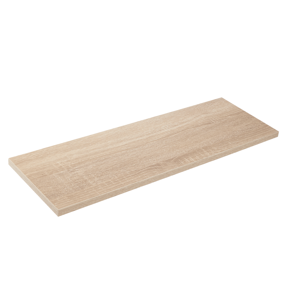 type A Floating Wall Shelf Board, Oak Sonoma Finish, 12 x 24-in D3Y3 - product image 1