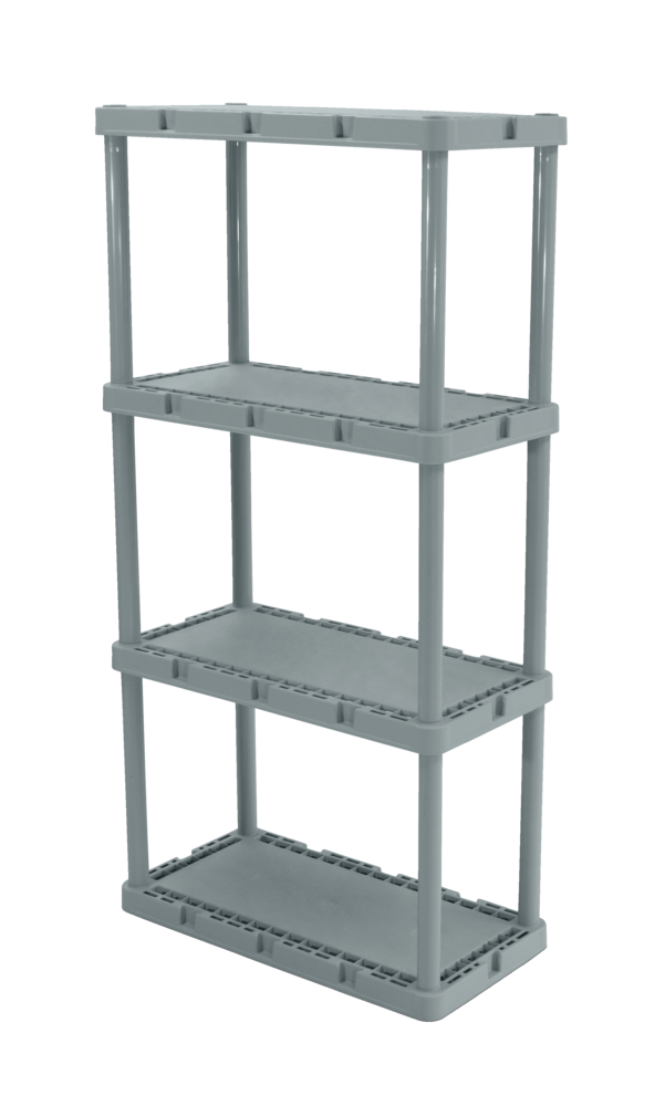 type A Prima Light-Duty 4-Tier Connecting Shelving Storage Unit, Holds up to 220-lb O4H9 - product image 3